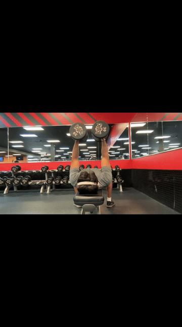 Dumbbell Flat Fly — form demonstration