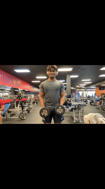 Standing Lateral Raise — form demonstration